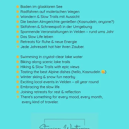 Stunning Woerthersee 15 Daire *